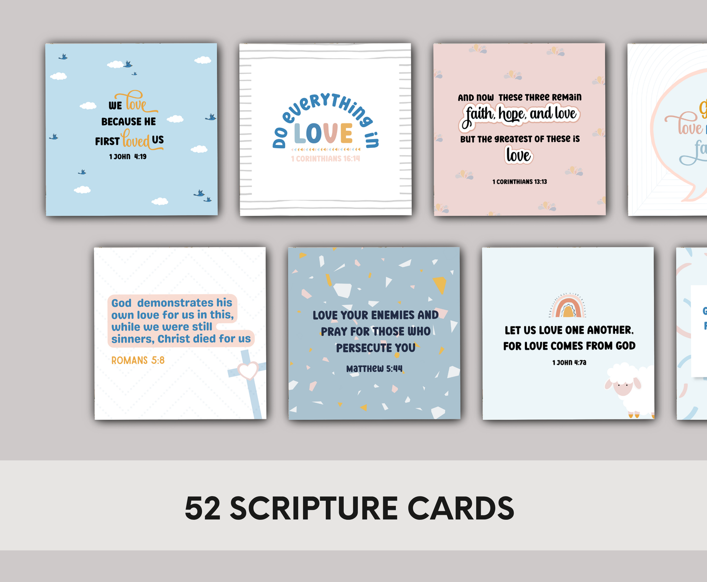 Scripture Cards for Kids - About Love