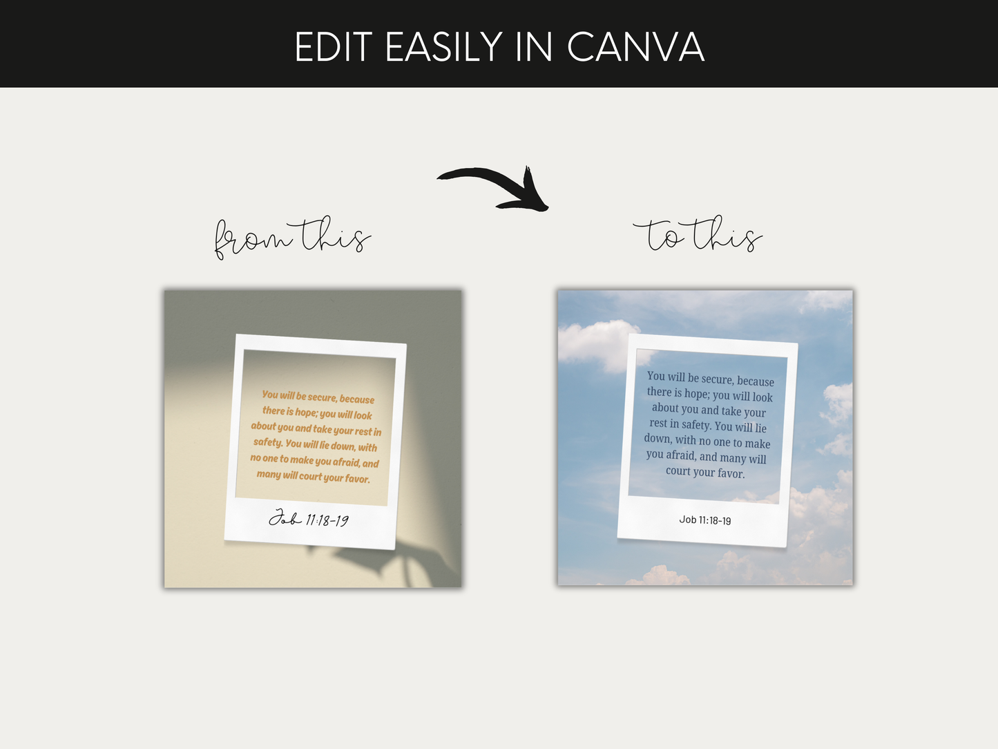 Bundle of Scripture Instagram Post and Stories