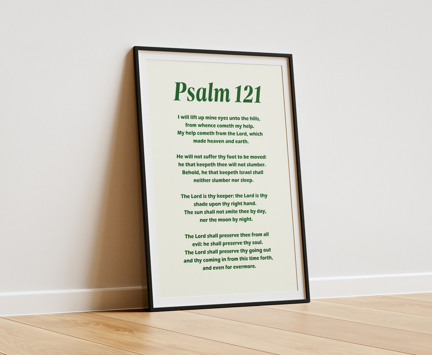 Psalm 121 - Scripture Wall Art