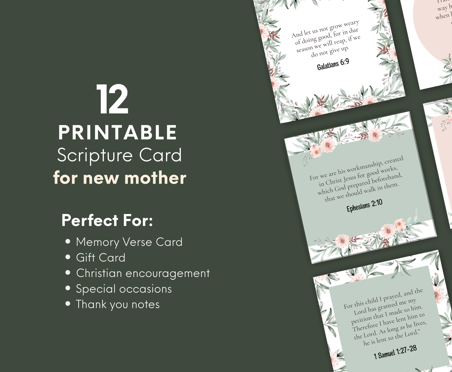 Scripture Cards - for Mother