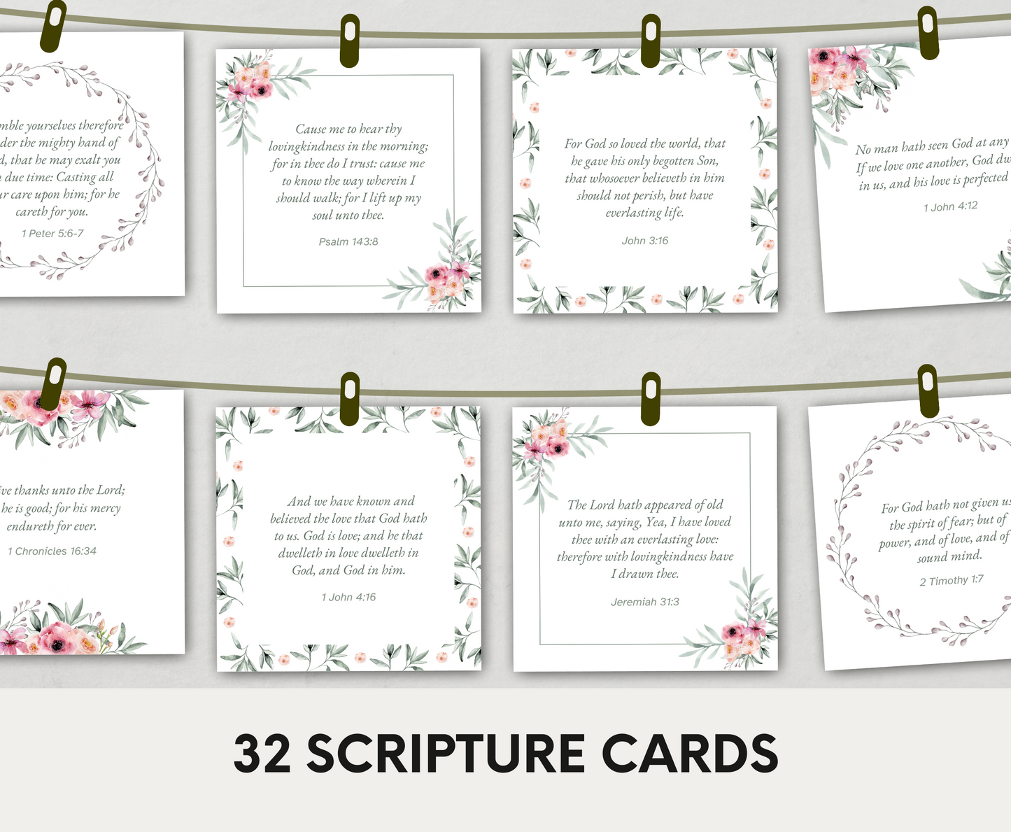 Scripture Cards - About God's Love