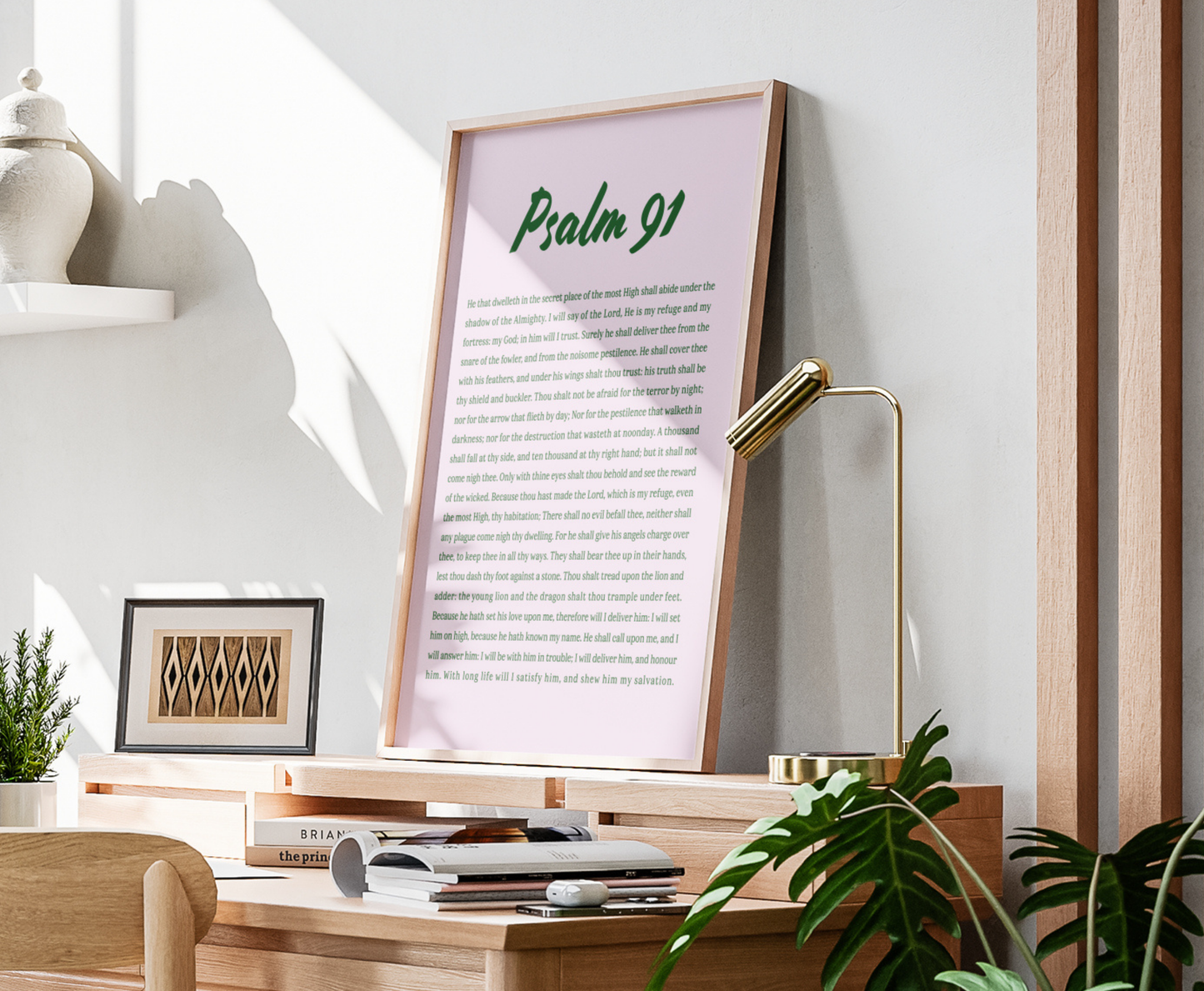Psalm 91 - Scripture Wall Art