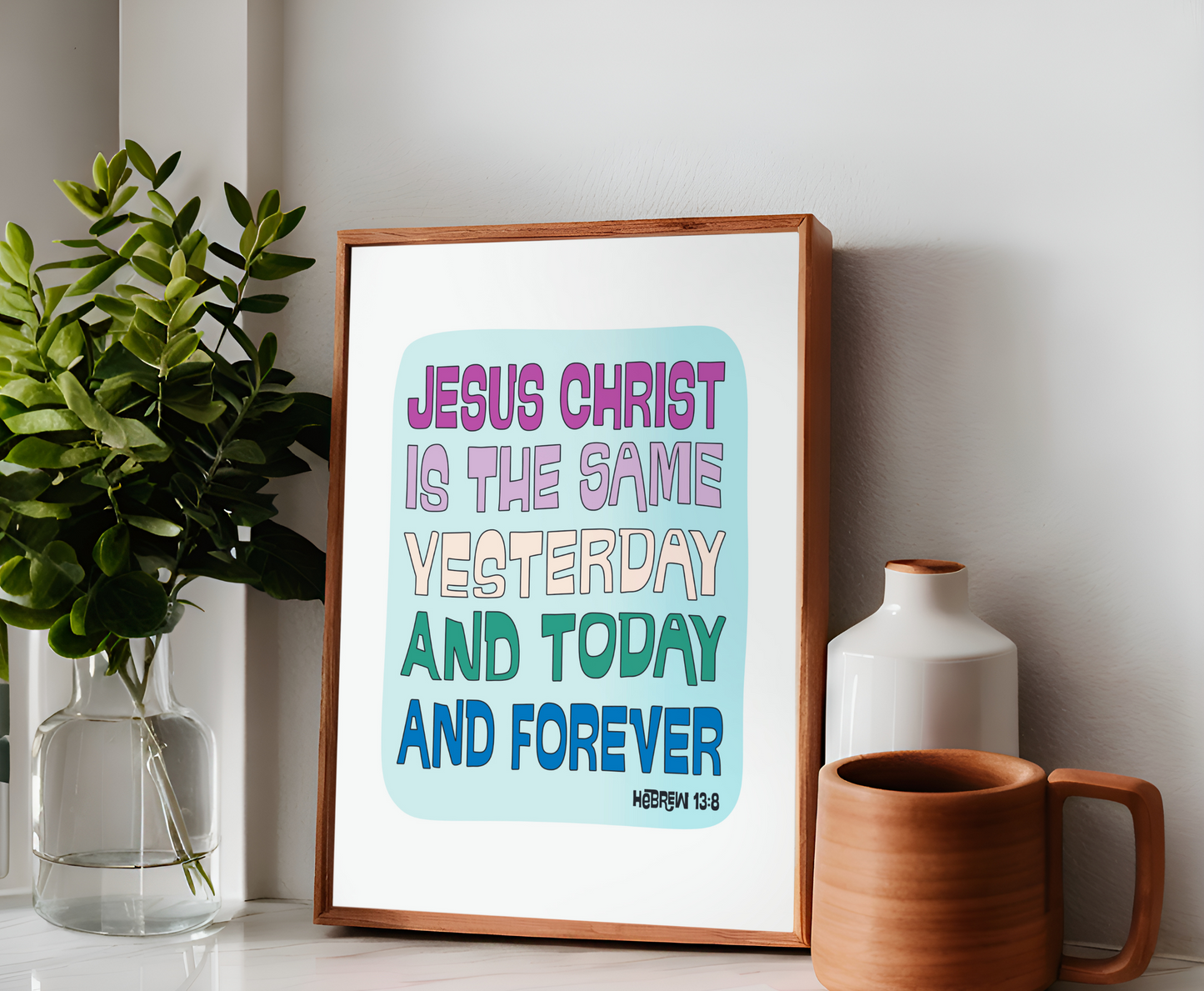 Jesus Christ The Same - Wall Art