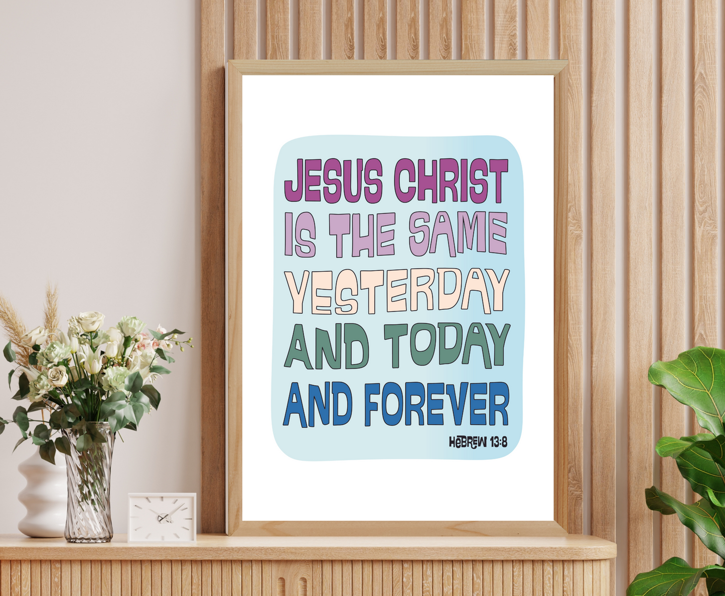 Jesus Christ The Same - Wall Art