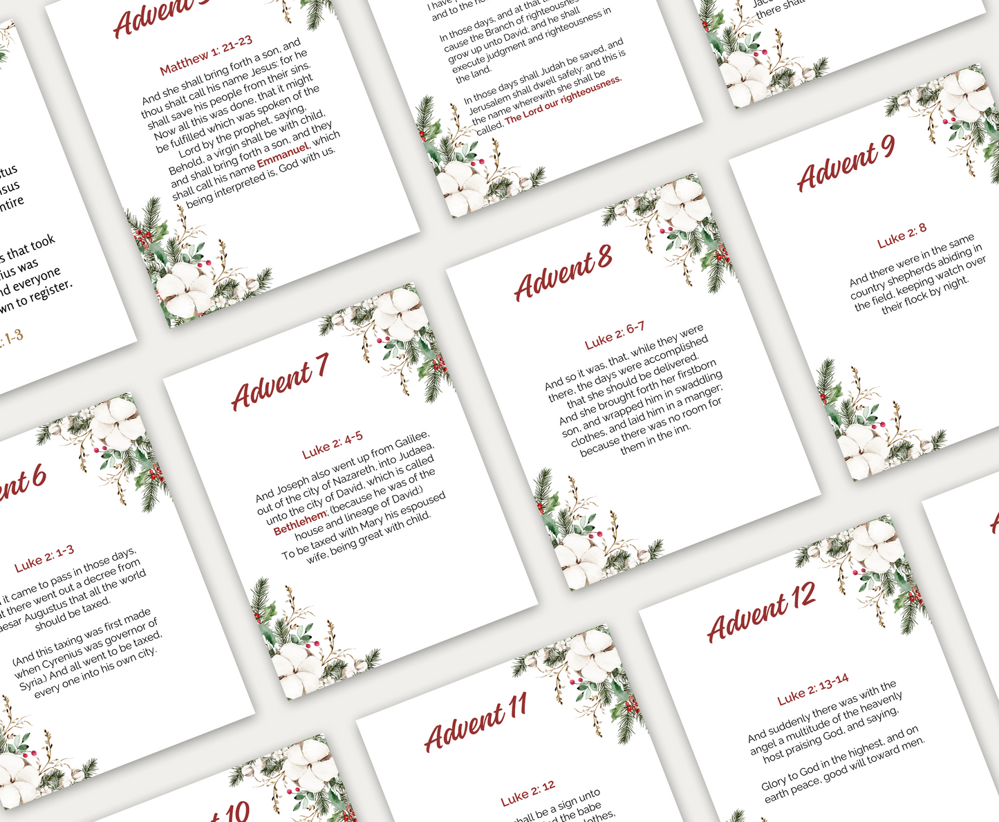 25 Days of Scripture Christmas Story