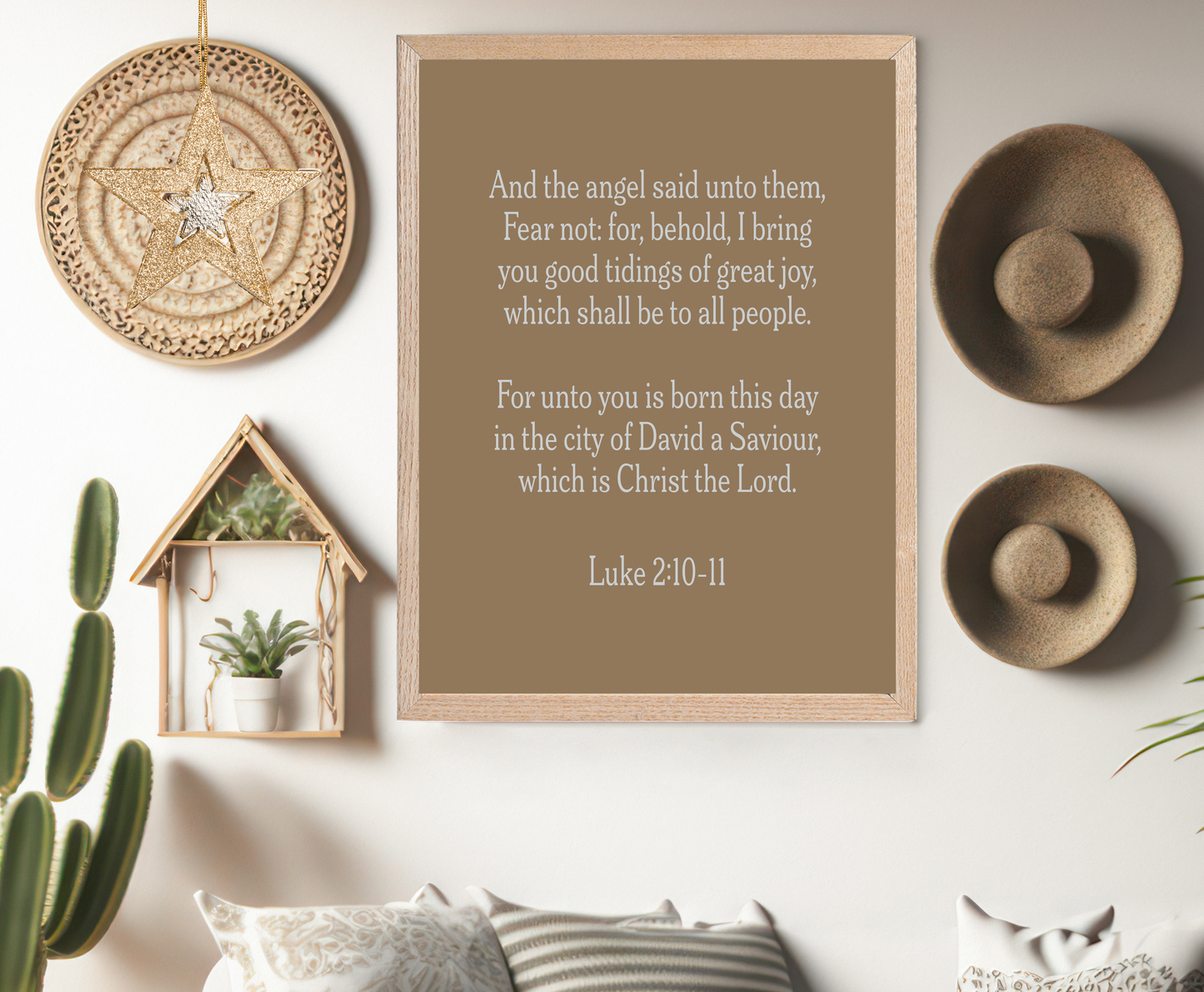 Christmas Nativity Wall Art - Set of 3
