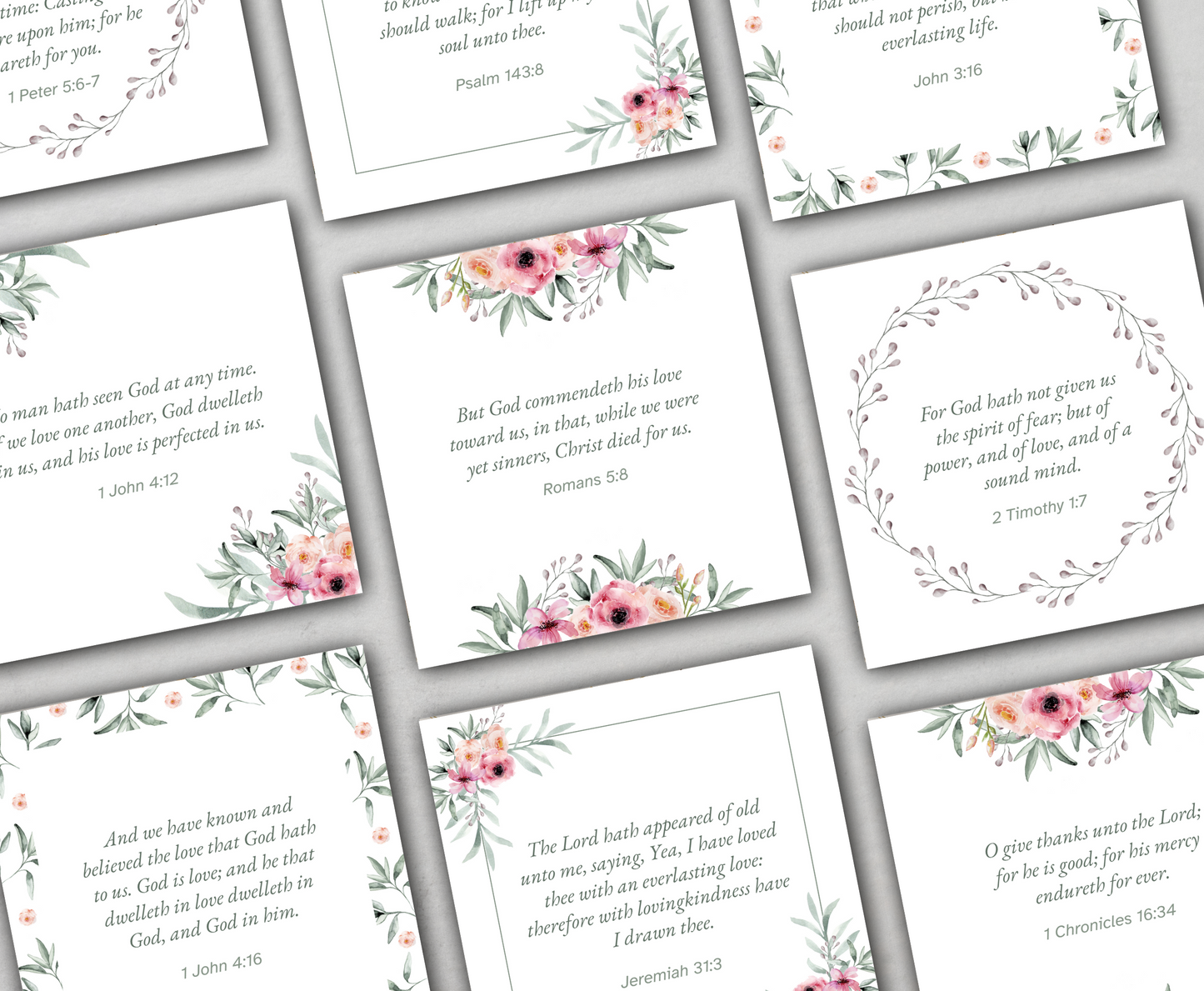 Scripture Cards - About God's Love