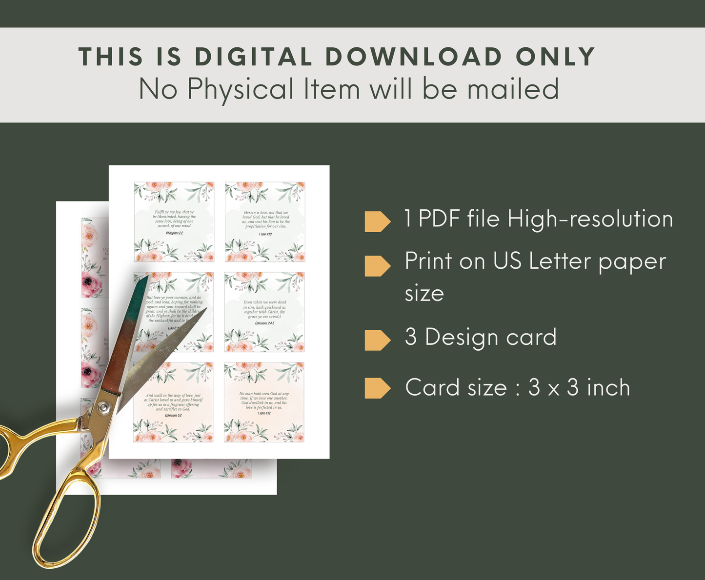 Scripture Cards - The LOVE