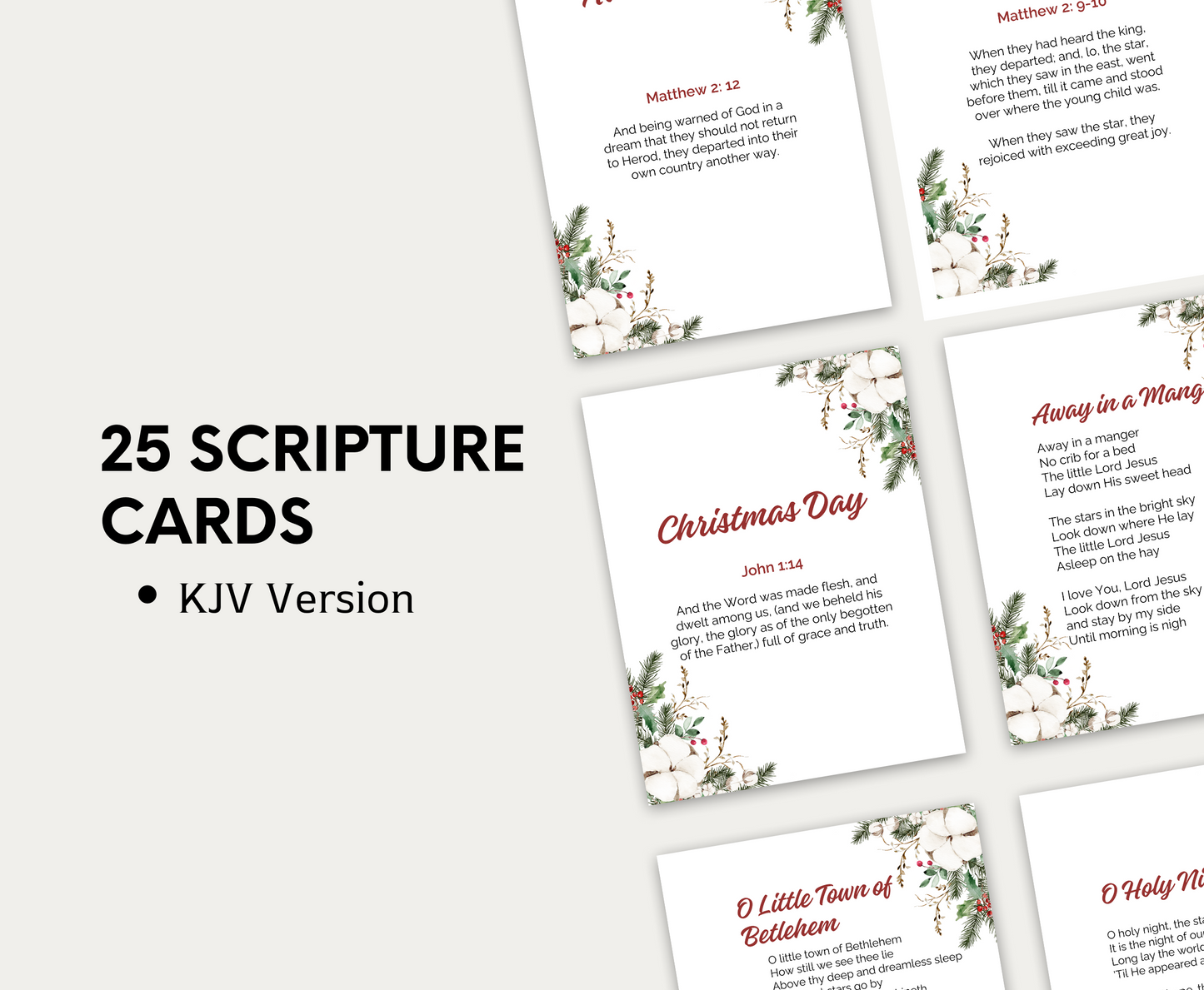 25 Days of Scripture Christmas Story
