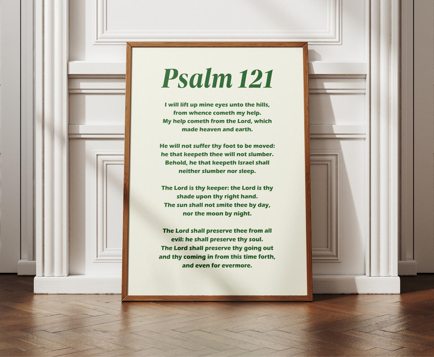 Psalm 121 - Scripture Wall Art