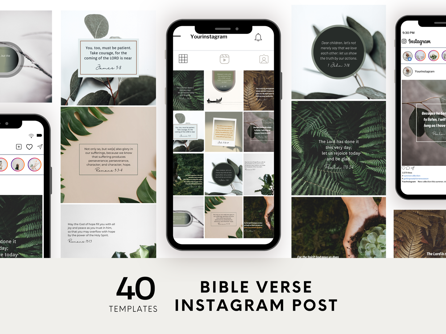 Social Media Template for Christian content creator