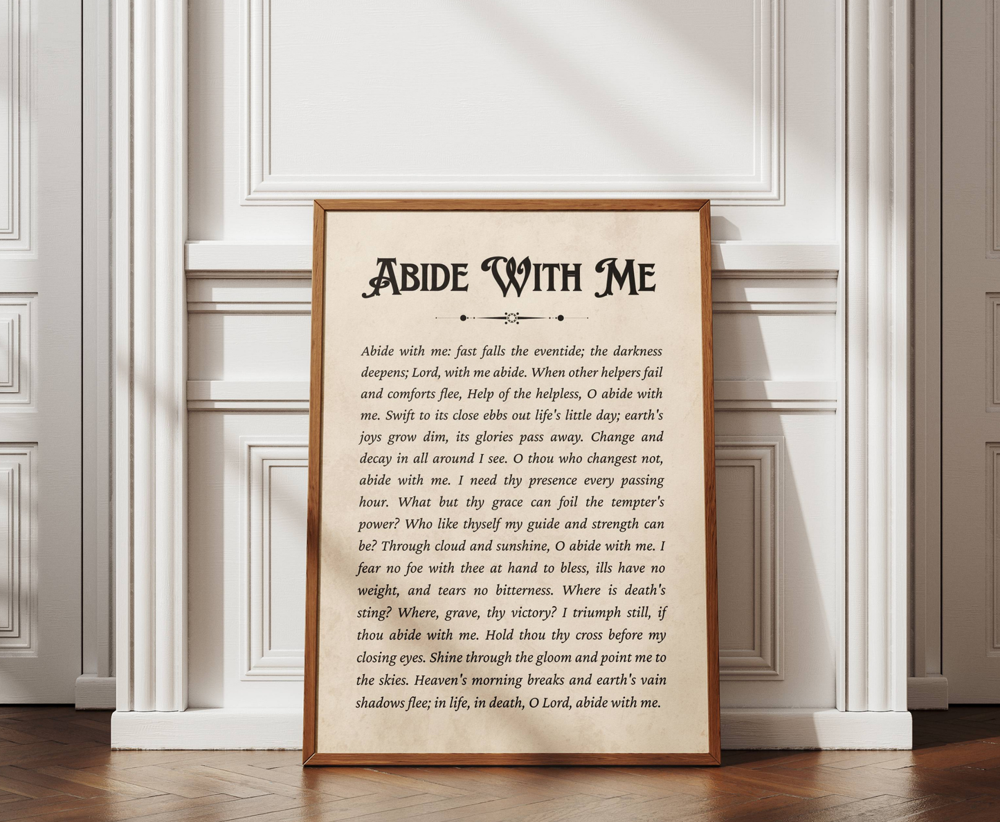 Abide With Me Hymn - Wall Art
