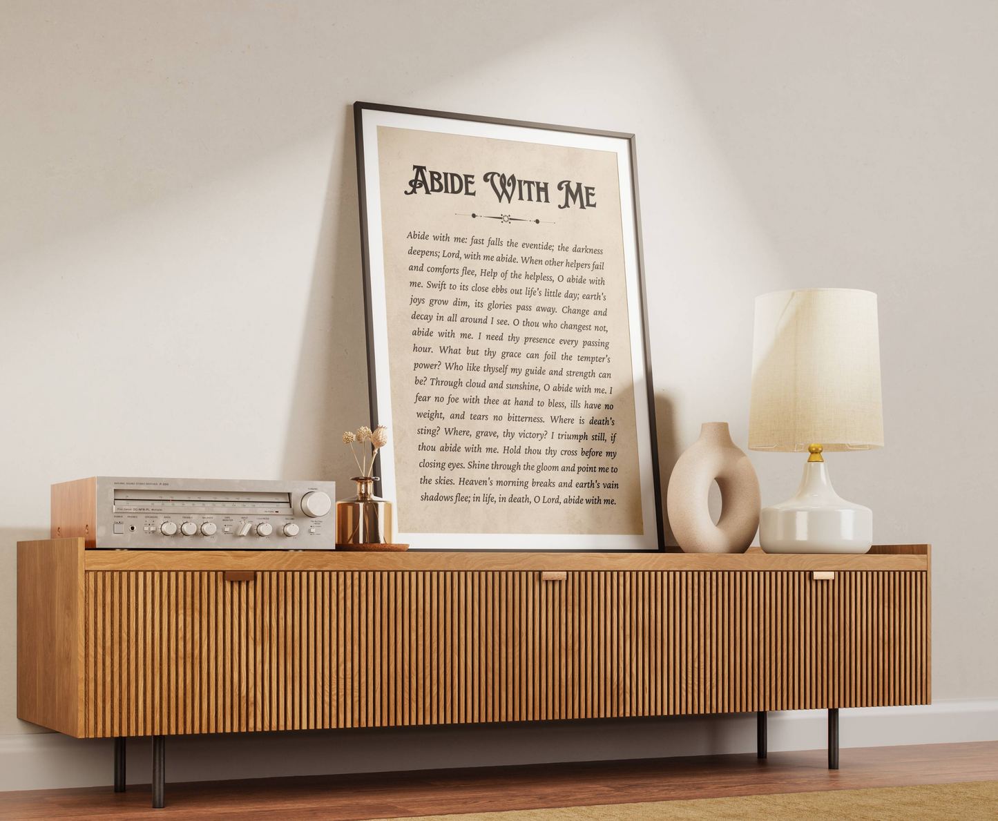 Abide With Me Hymn - Wall Art