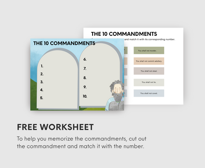 10 Commandments Flashcard