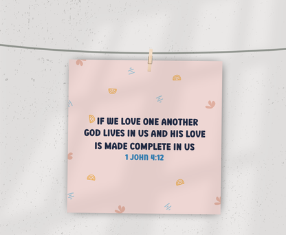 Scripture Cards for Kids - About Love