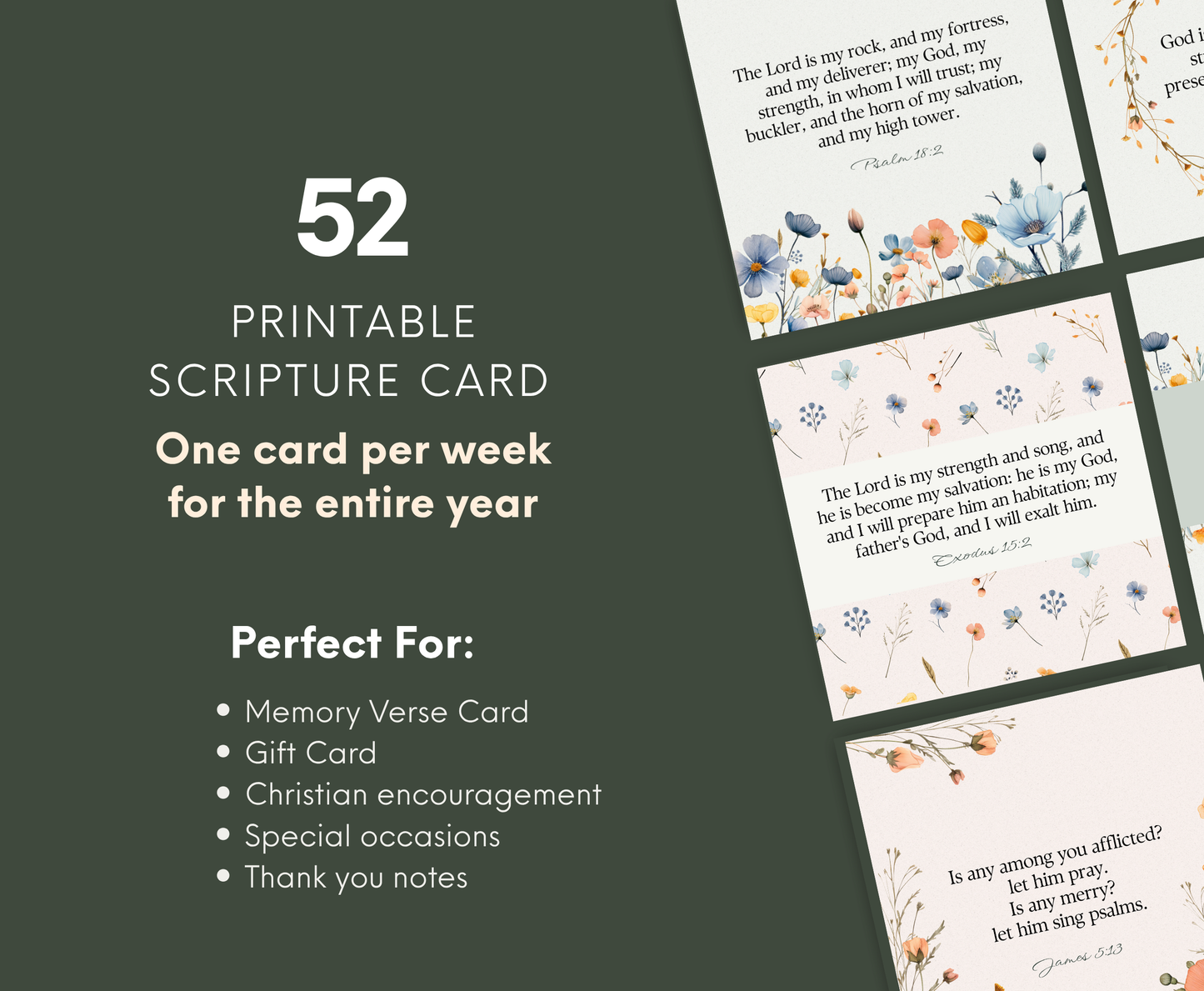 Scripture Cards - 52 Set of Cards