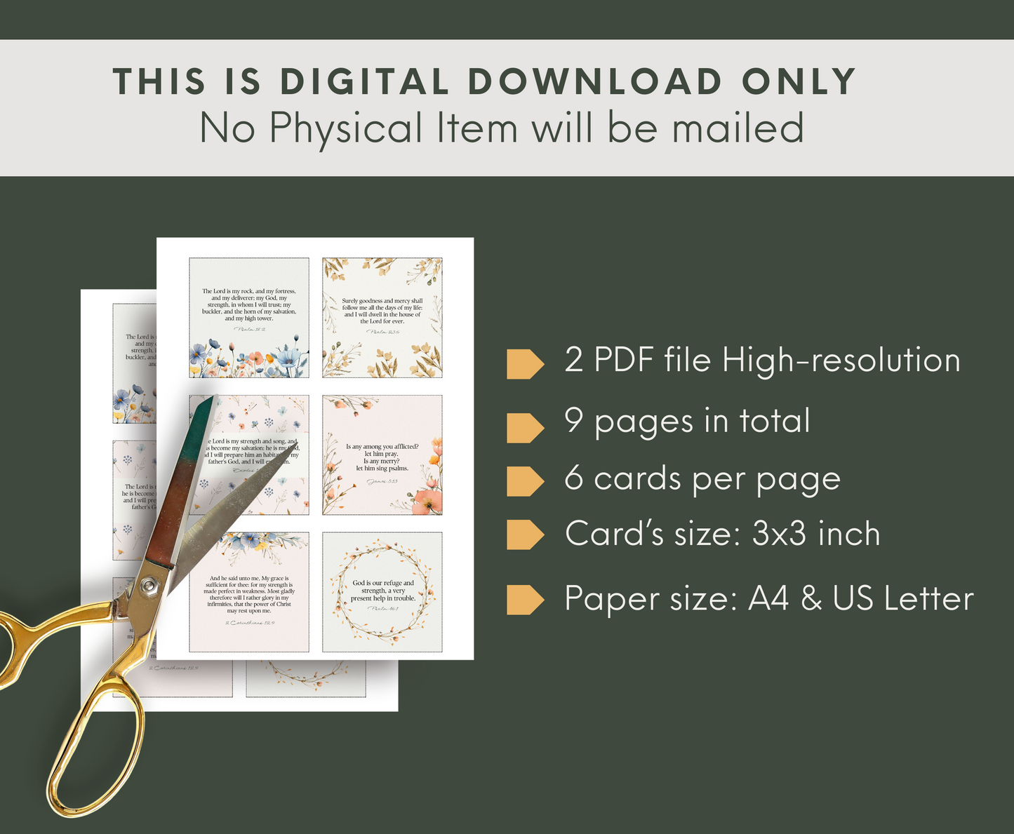 Scripture Cards - 52 Set of Cards