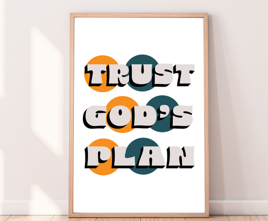 Trust God's Plan Wall Art