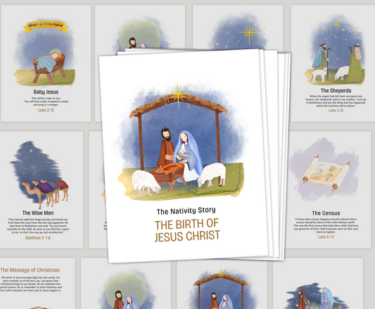 Nativity Story Card Sequence for Kid