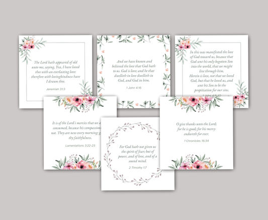 Scripture Cards - About God's Love