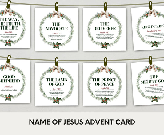 Name of Jesus Advent Calendar