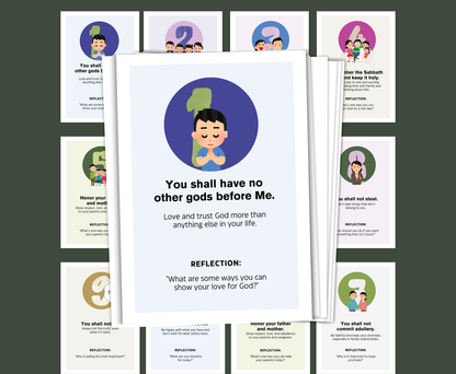 10 Commandments Flashcard