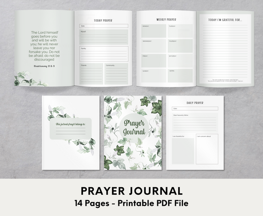 Prayer Journal & Sermon Note