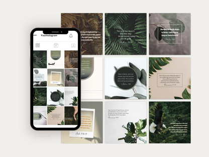 40 Bible Verse Instagram Templates - Hope & Guidance