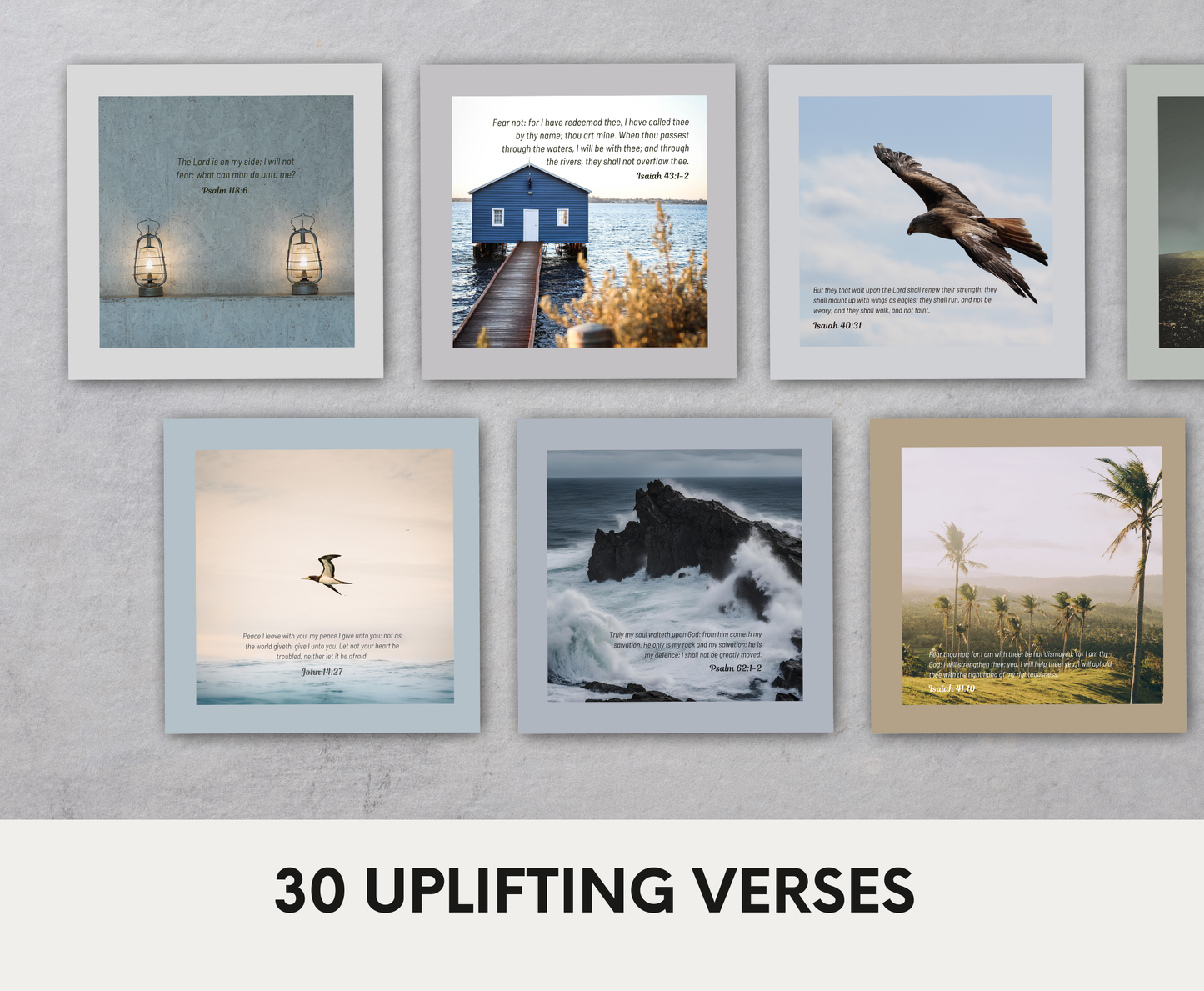 24 Printable Motivational Bible Verse Cards