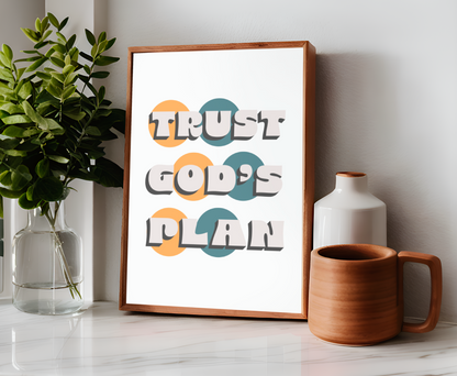 Trust God's Plan Wall Art