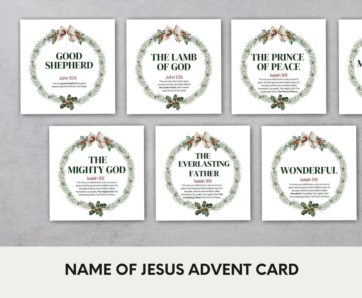 Name of Jesus Advent Calendar