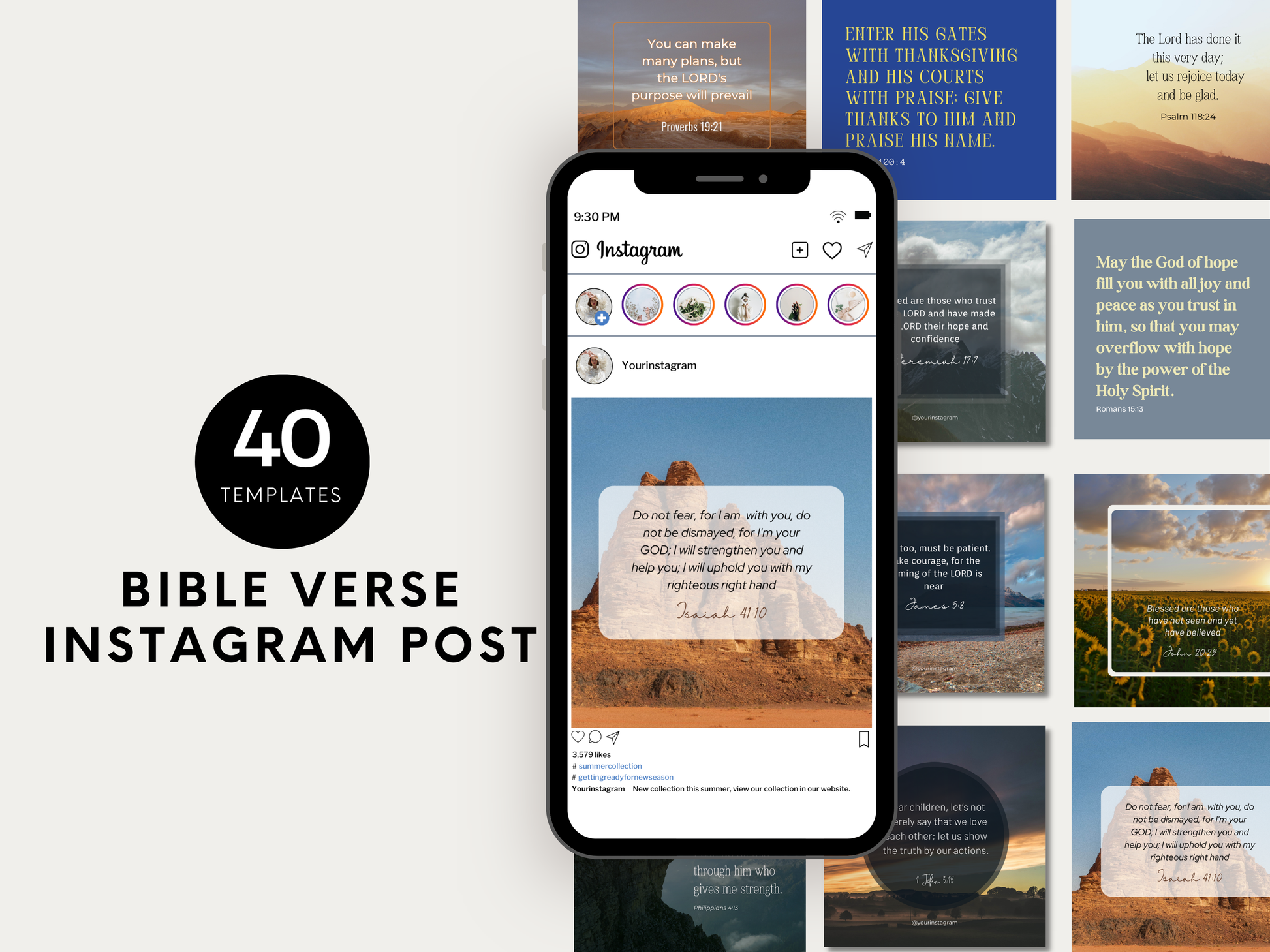 Church Social Media Template, editable in Canva free version