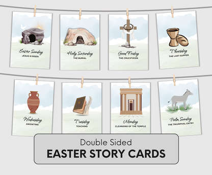Easter Story Card - Double Sided