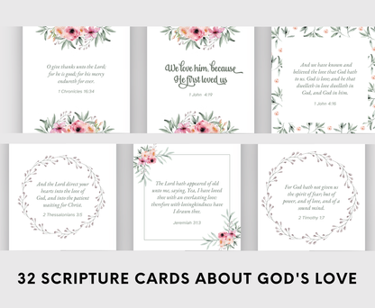 Scripture Cards - About God's Love