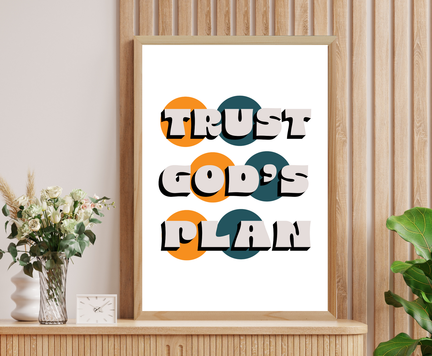 Trust God's Plan Wall Art