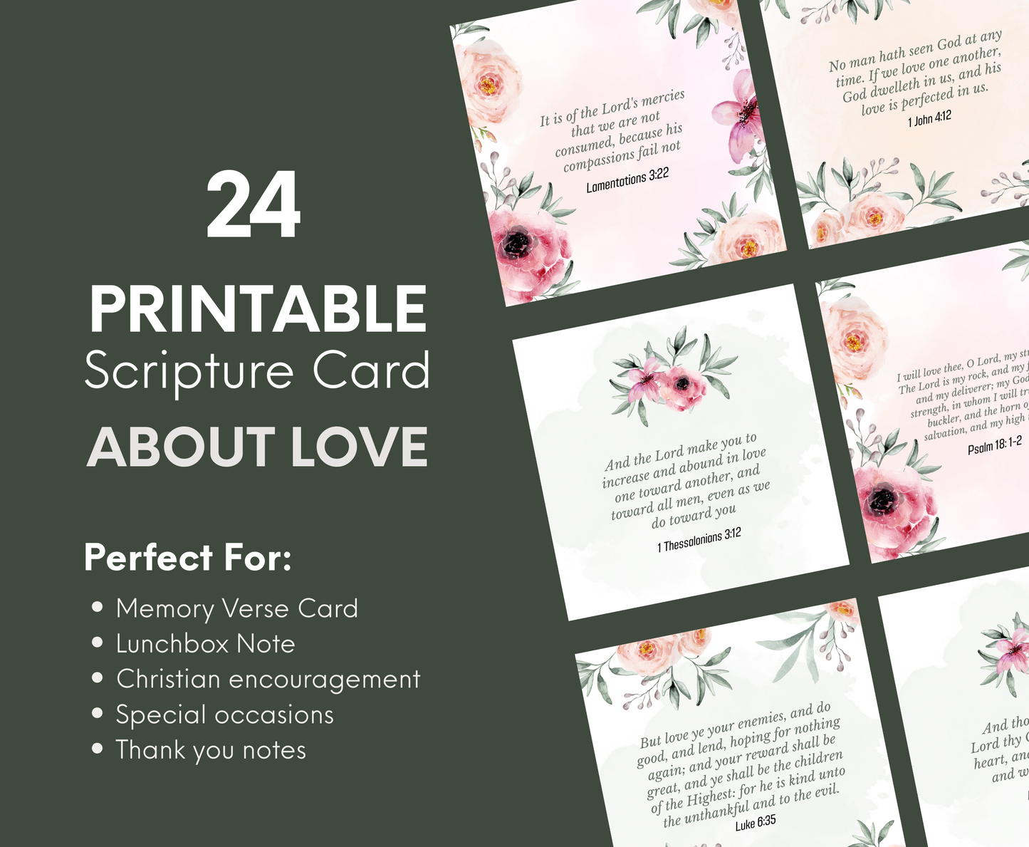 Scripture Cards - The LOVE