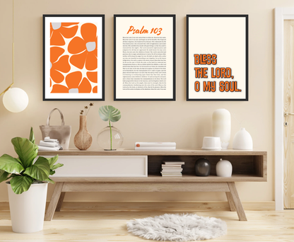 Scripture Wall Art Set of 3