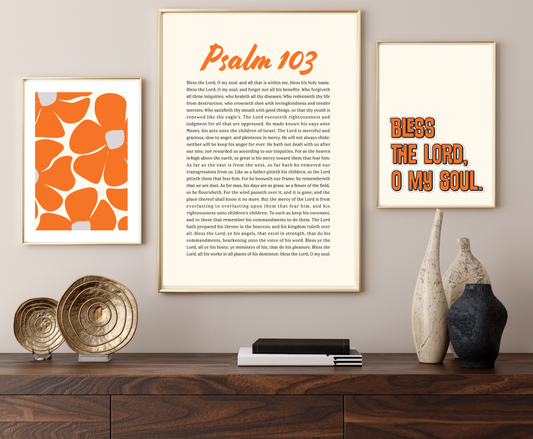 Scripture Wall Art Set of 3