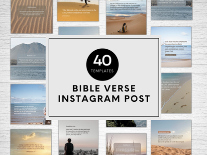 Nature image with bible verse for Instagram Feed