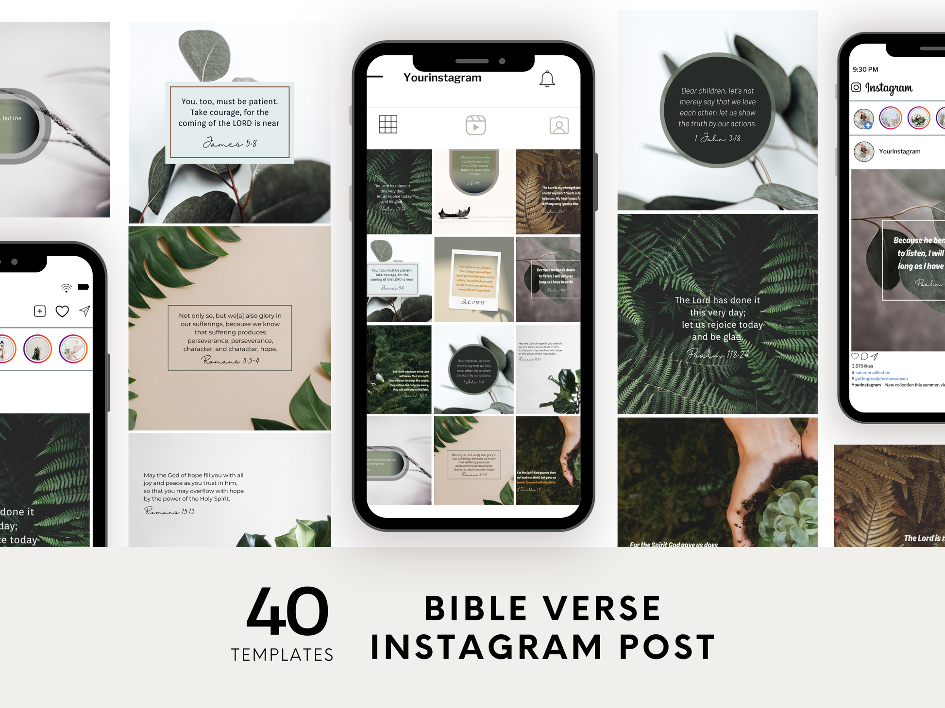 Social Media Template for Christian content creator