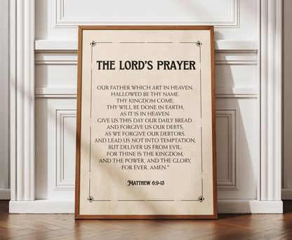 The Lord's Prayer Poster