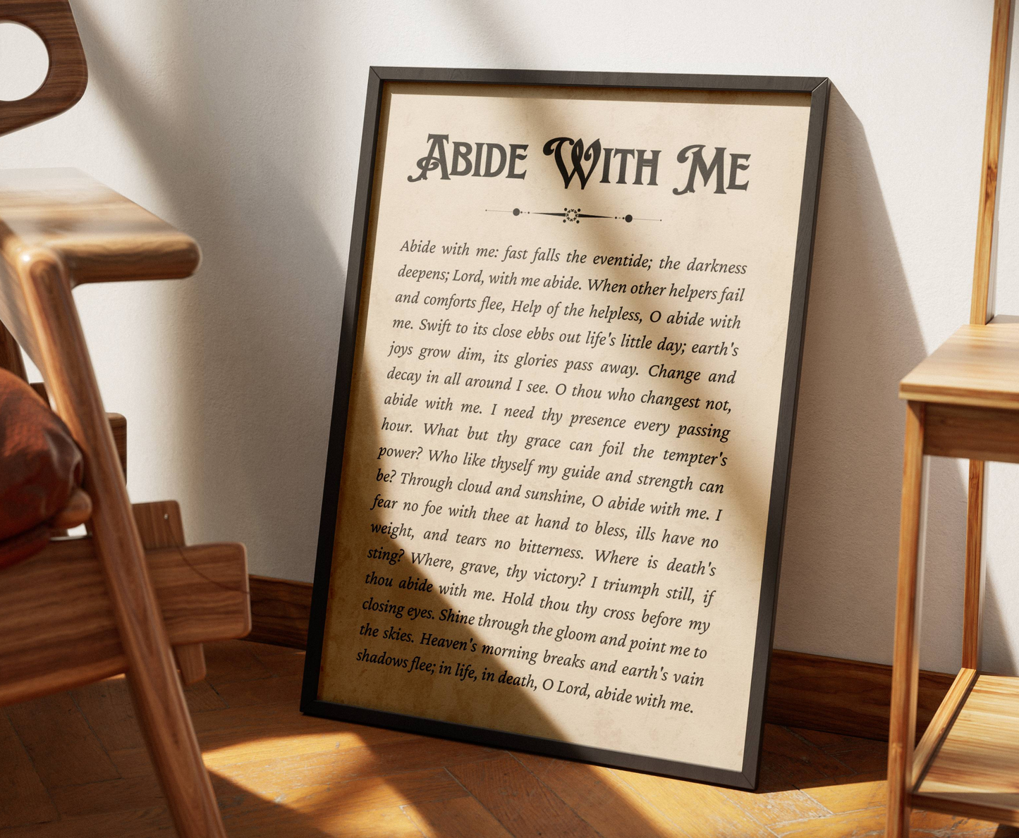 Abide With Me Hymn - Wall Art