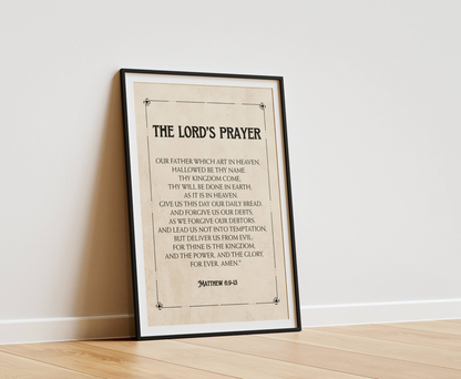 The Lord's Prayer Poster