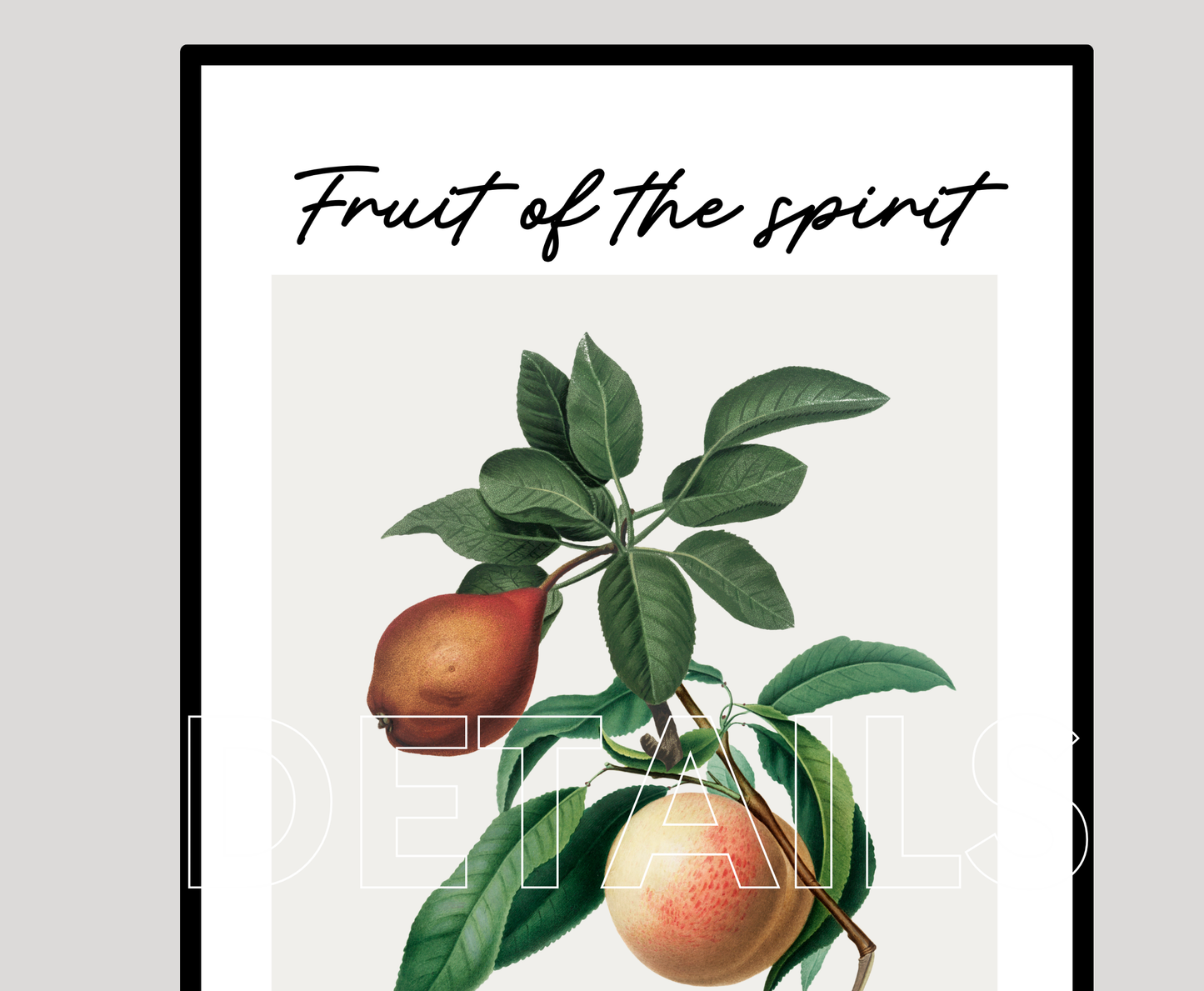 Fruit of The Spirit - Christian Wall Art