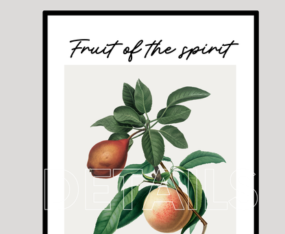 Fruit of The Spirit - Christian Wall Art
