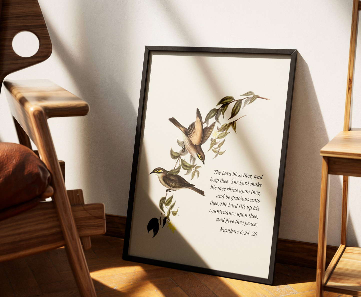 Scripture Wall Art Set of 3 - Vintage Inspired