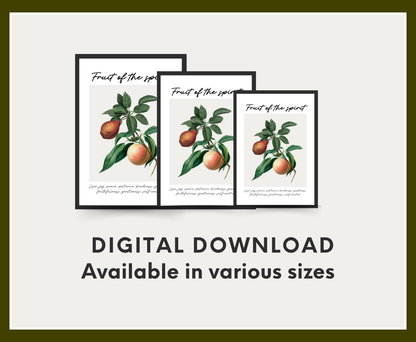 Fruit of The Spirit - Christian Wall Art