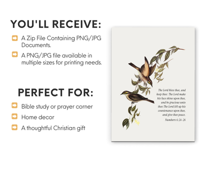Christian Wall Art - Numbers 6: 24-26