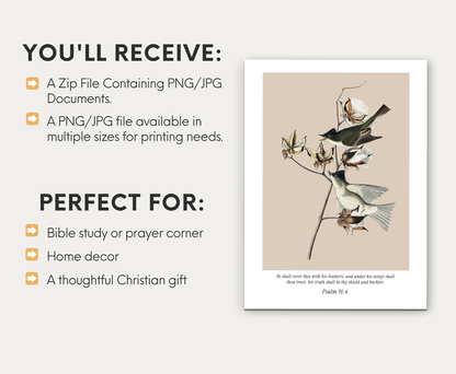 Scripture Wall Art Set of 3 - Vintage Inspired