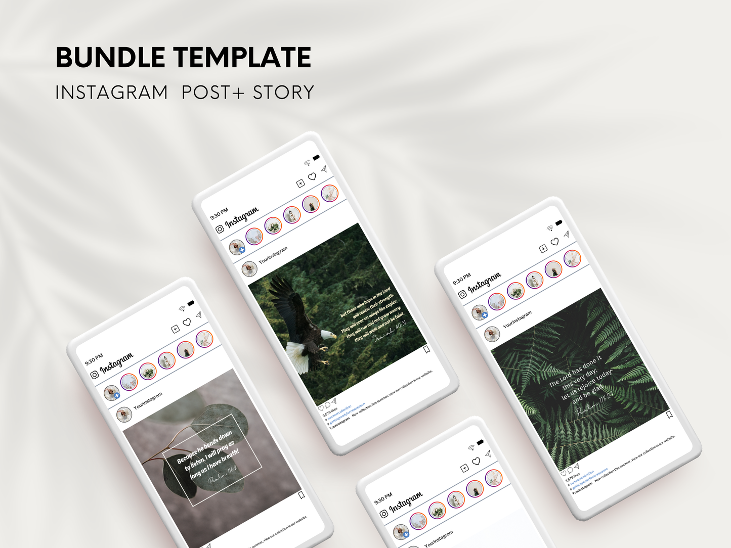 Editable Social Media Template, Canva Editable Template 